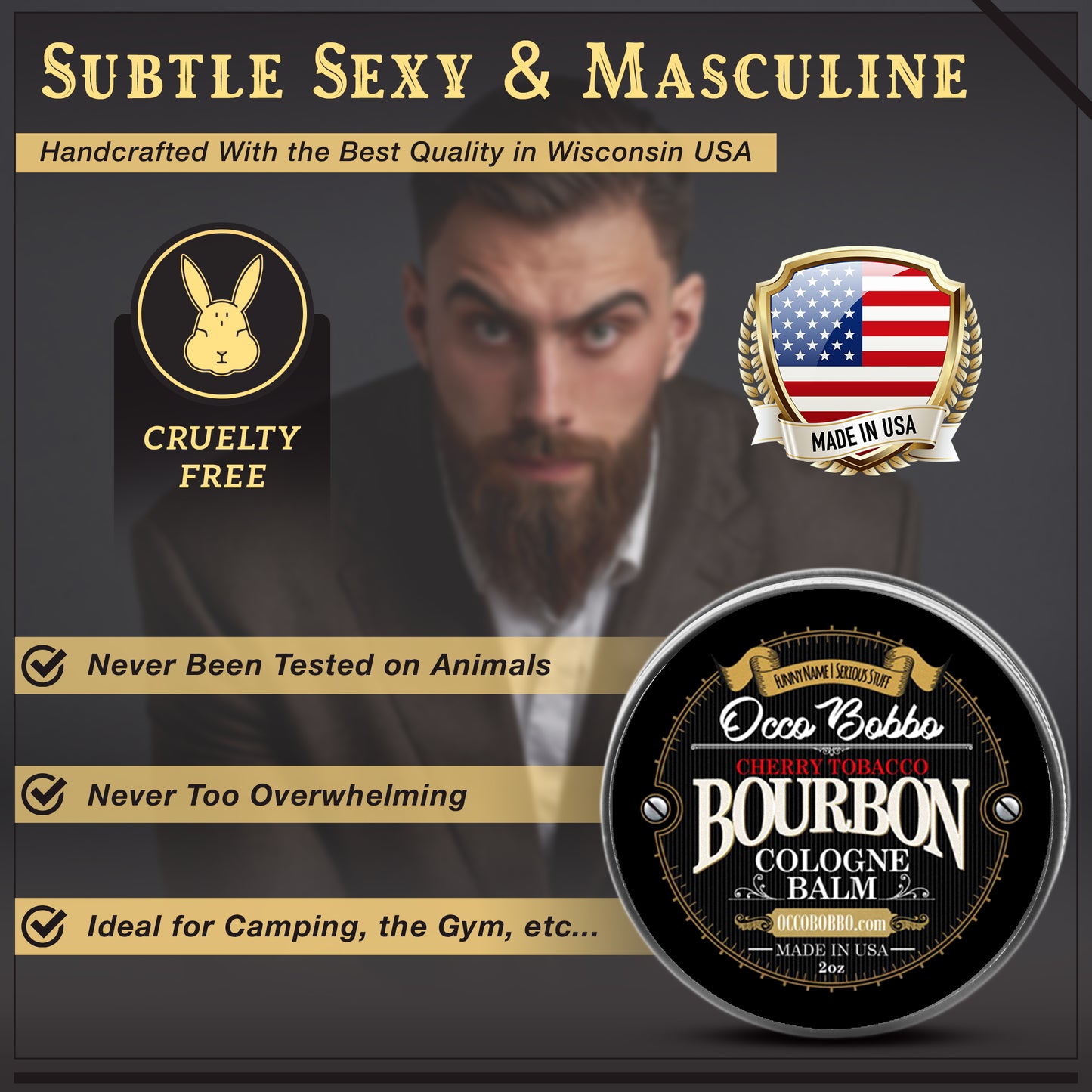 Cherry Bacco Bourbon Solid Cologne
